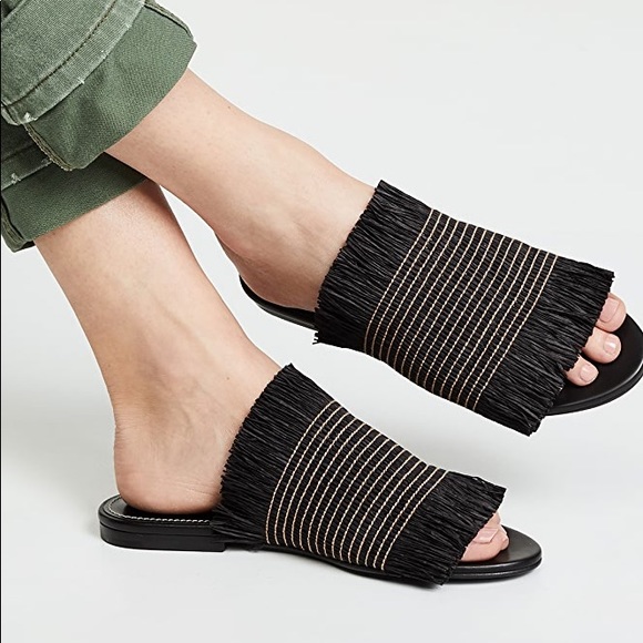 NWOT Proenza Schouler Fringe Slides Size 37 1/2 - Picture 3 of 5